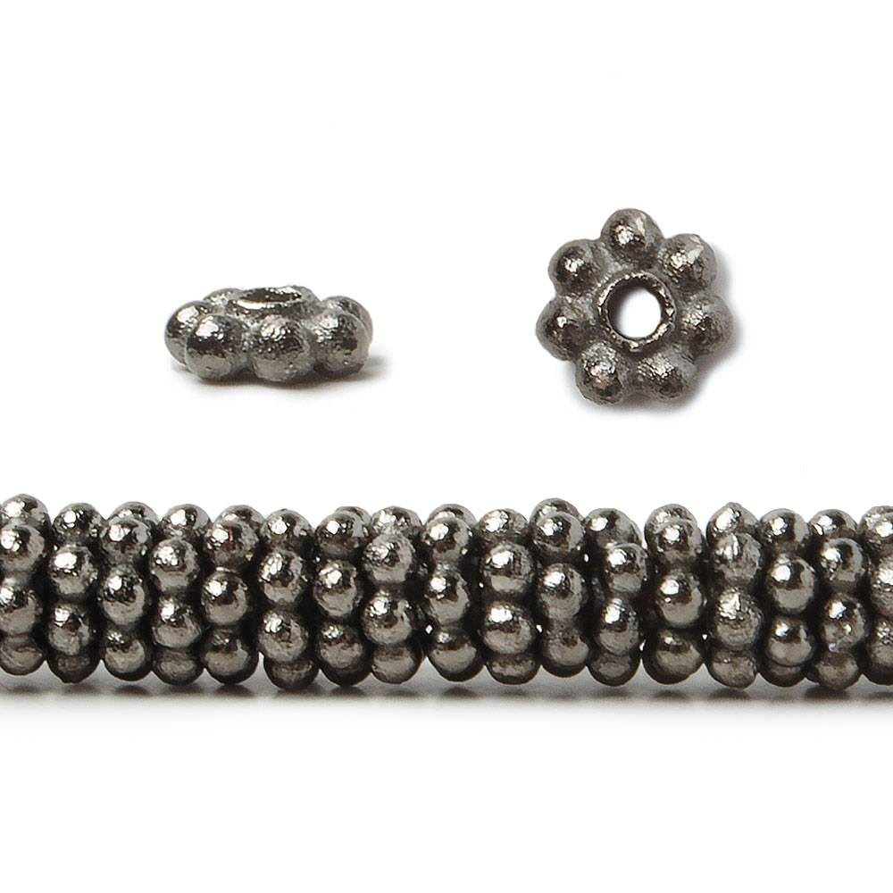 5mm Daisy Spacer Beads 8 inch 128 pieces (ONLINE ORDER ONLY)