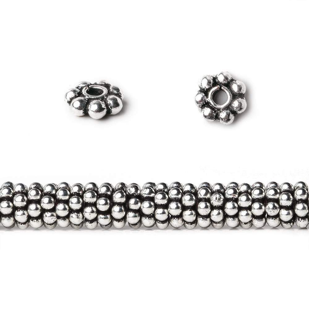 5mm Daisy Spacer Beads 8 inch 128 pieces (ONLINE ORDER ONLY)