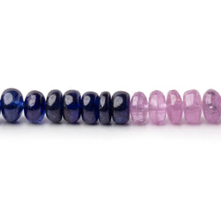 5mm Multi Color Sapphire Plain Rondelle Beads 18 inch 151 pieces AA (ONLINE ORDER ONLY)