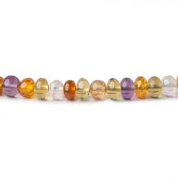 5mm Multi-gemstone Plain Rondelle Beads 16 inch 128 pieces (ONLINE ORDER ONLY)