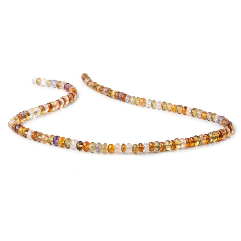 5mm Multi-gemstone Plain Rondelle Beads 16 inch 128 pieces (ONLINE ORDER ONLY)