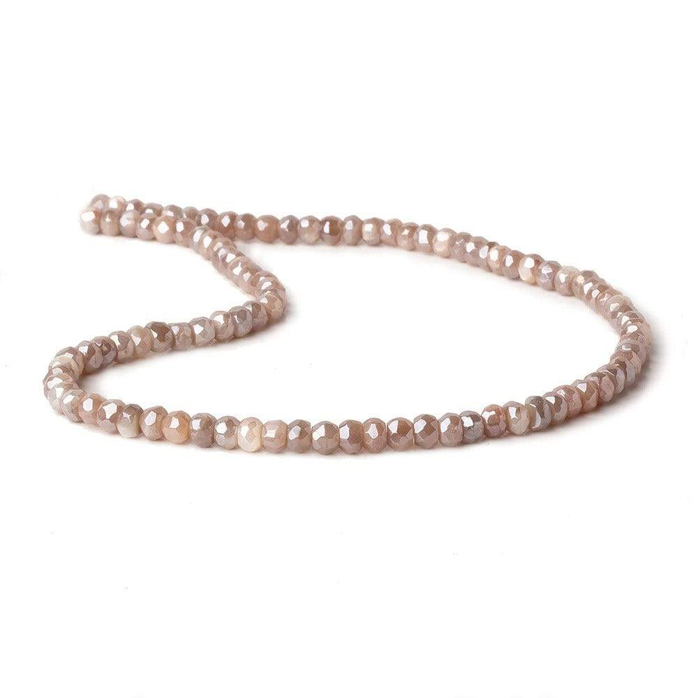 5mm Mystic Multi Color Moonstone faceted rondelle beads 13.5 inch 100 pieces (ONLINE ORDER ONLY)