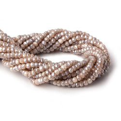 5mm Mystic Multi Color Moonstone faceted rondelle beads 13.5 inch 100 pieces (ONLINE ORDER ONLY)
