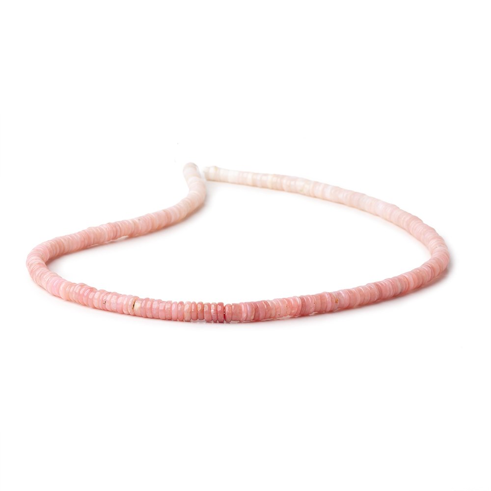 5mm Ombré Pink Peruvian Opal Plain Heishi Beads 18 inch 300 pieces (ONLINE ORDER ONLY)