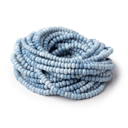 5mm Owyhee Denim Blue Opal Plain Rondelle 16 inch 128 Beads (ONLINE ORDER ONLY)