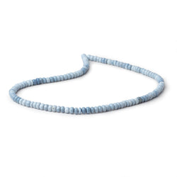 5mm Owyhee Denim Blue Opal Plain Rondelle 16 inch 128 Beads (ONLINE ORDER ONLY)