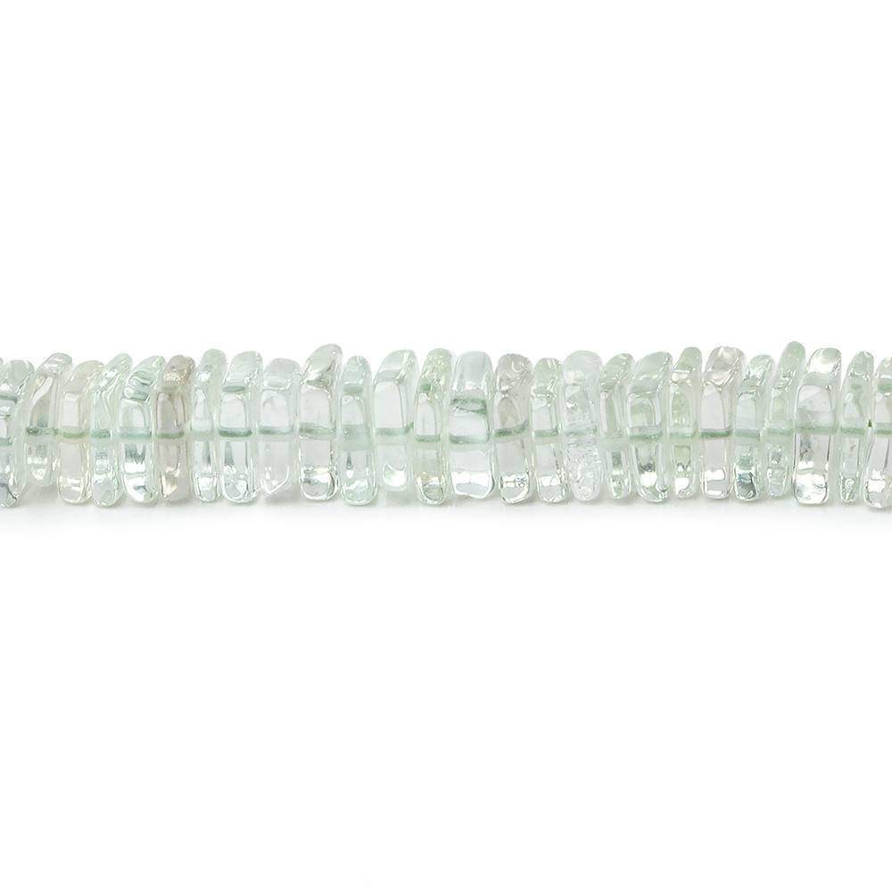 5mm Prasiolite Plain Square Heshi Beads 16 inch (ONLINE ORDER ONLY)
