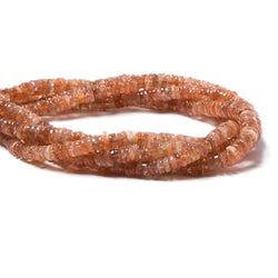 5mm Sunstone Heshi Beads 14 inch 220 pieces (ONLINE ORDER ONLY)