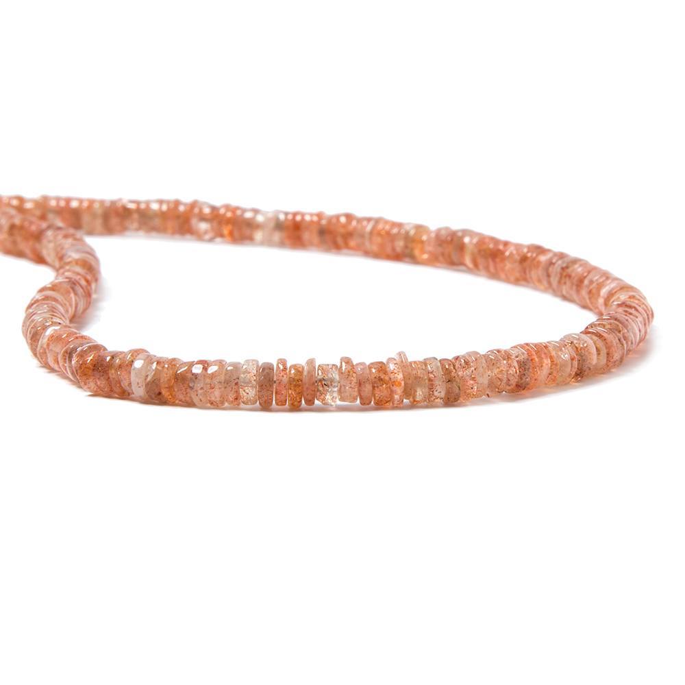 5mm Sunstone Heshi Beads 14 inch 220 pieces (ONLINE ORDER ONLY)