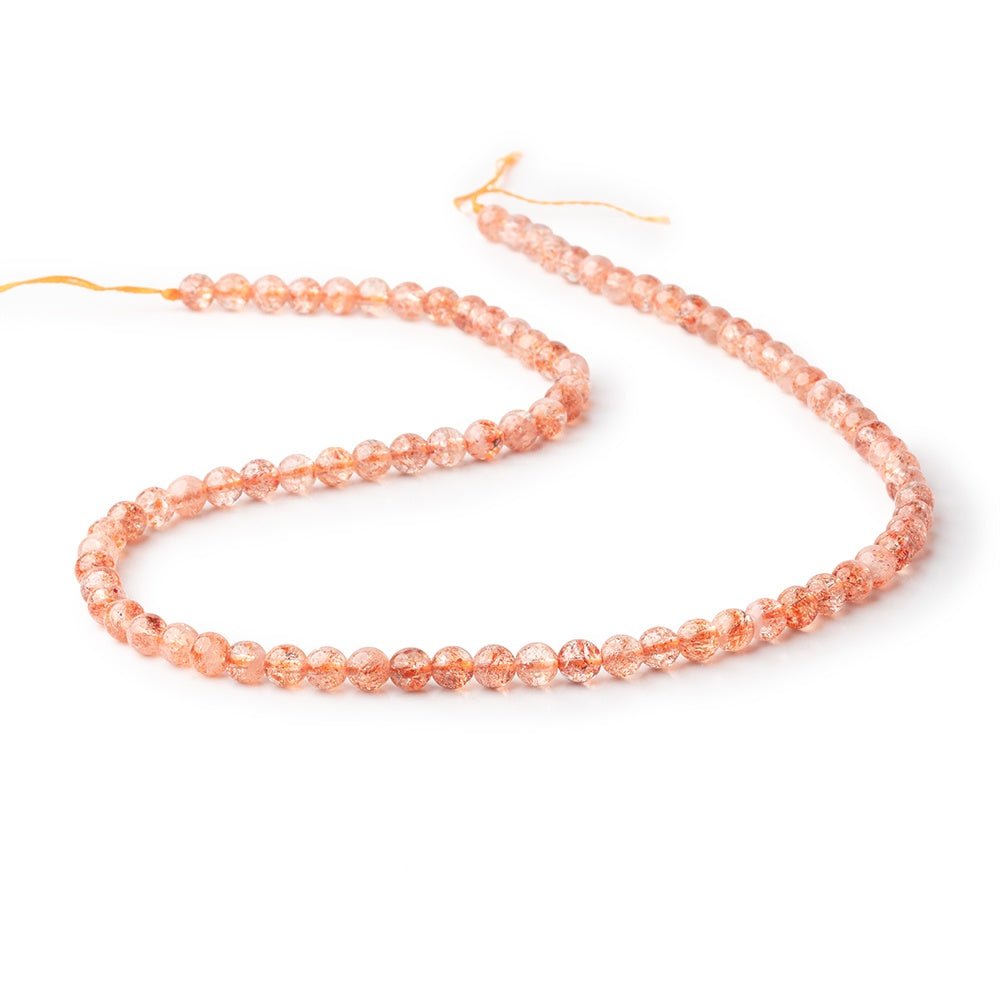 5mm Sunstone Plain Round Beads 16 inch 84 pieces (ONLINE ORDER ONLY)