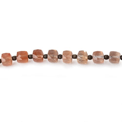 5mm Tangerine Quartz Faceted Cube Beads 8 inch 30 pieces (ONLINE ORDER ONLY)