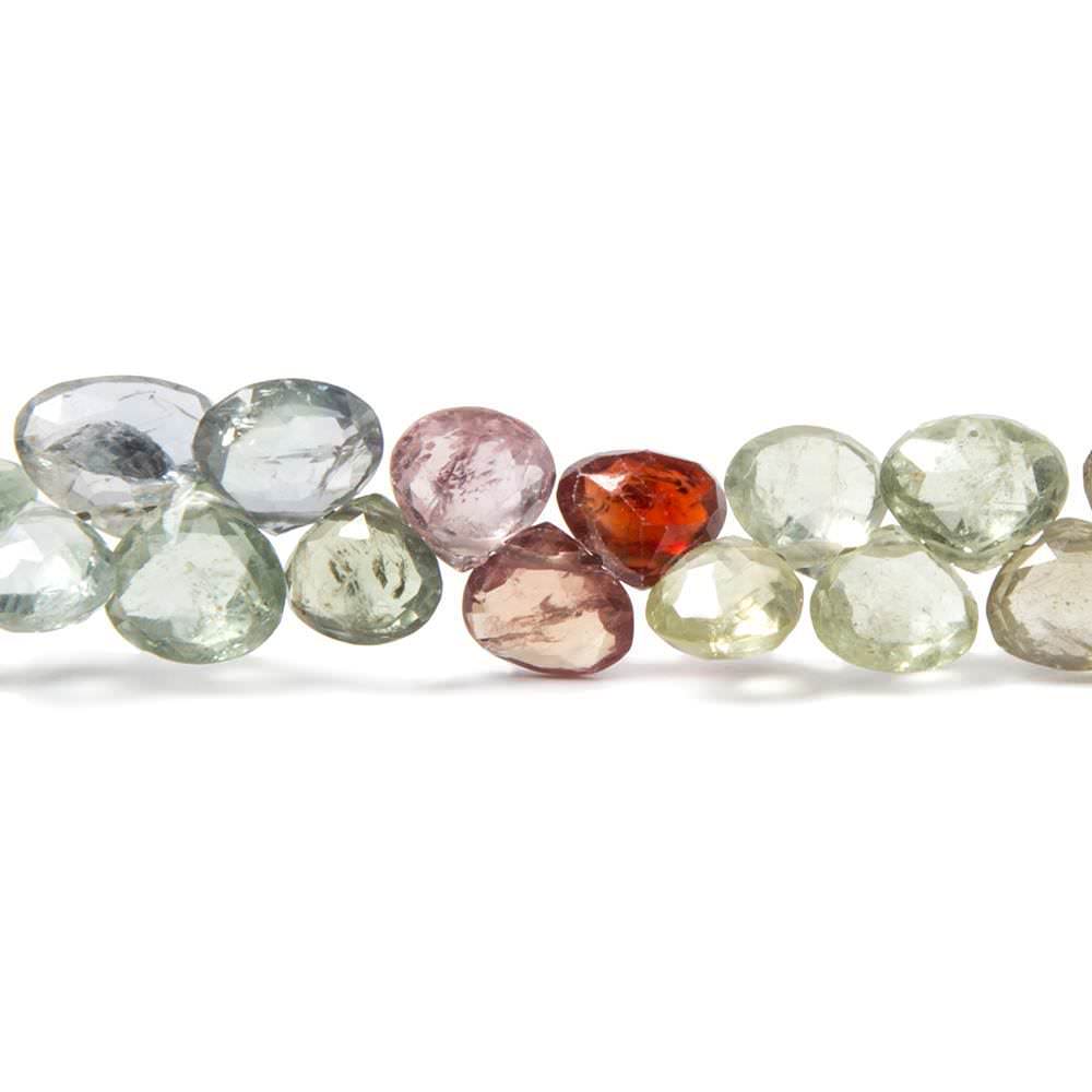 5mm Umba Multi-Color Sapphire Heart Briolette 8 inch 62 pieces (ONLINE ORDER ONLY)