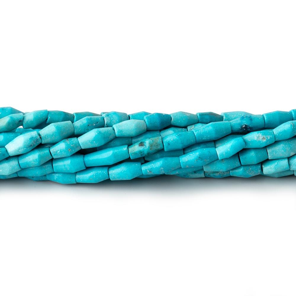 5x2mm Turquoise Howlite Plain Rice Beads 18 inches 94 pieces (ONLINE ORDER ONLY)