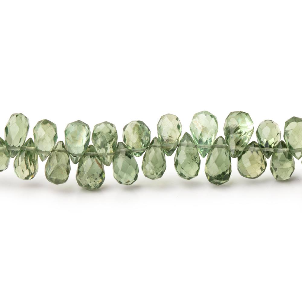 5x3-7x5mm Green Apatite Faceted Tear Drop Beads 8 inch 91 pieces (ONLINE ORDER ONLY)