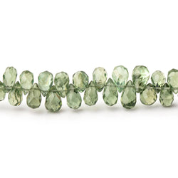 5x3-7x5mm Green Apatite Faceted Tear Drop Beads 8 inch 91 pieces (ONLINE ORDER ONLY)