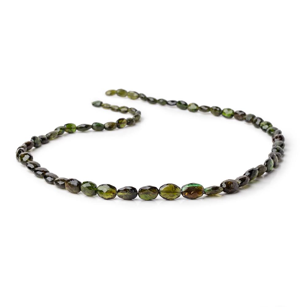 5x3-8x6mm Chrome Tourmaline Faceted Oval Beads 14.5 inch 55 pieces (ONLINE ORDER ONLY)