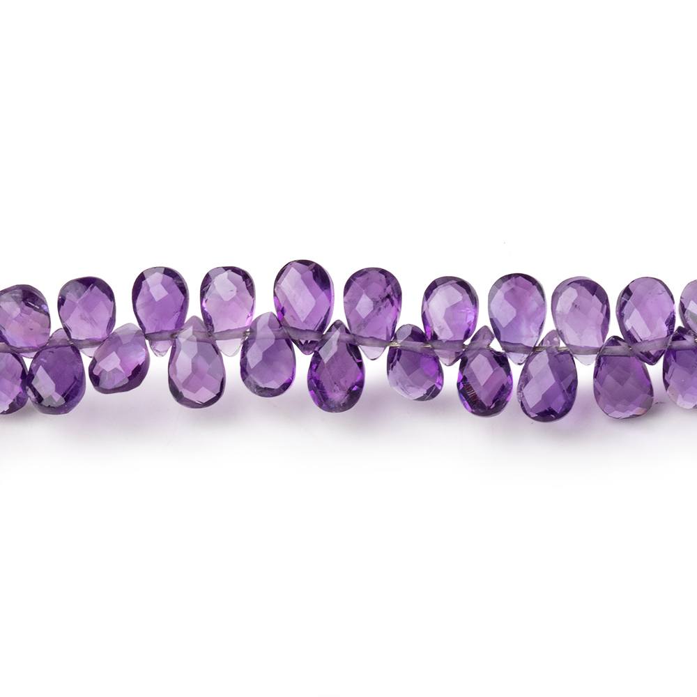 5x3mm Amethyst Faceted Pear Beads 8 inch 108 pieces (ONLINE ORDER ONLY)