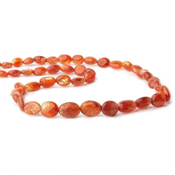 5x4-11x8mm Sunstone Plain Nugget Beads 16 inch 44 pieces (ONLINE ORDER ONLY)