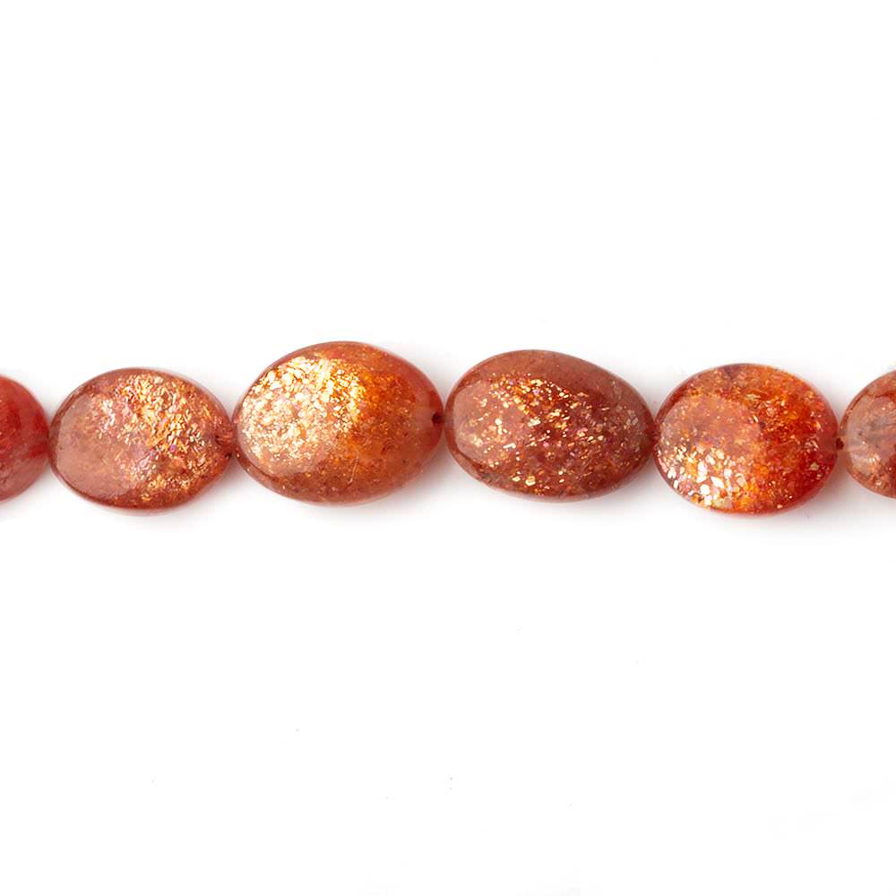5x4-11x8mm Sunstone Plain Nugget Beads 16 inch 44 pieces (ONLINE ORDER ONLY)