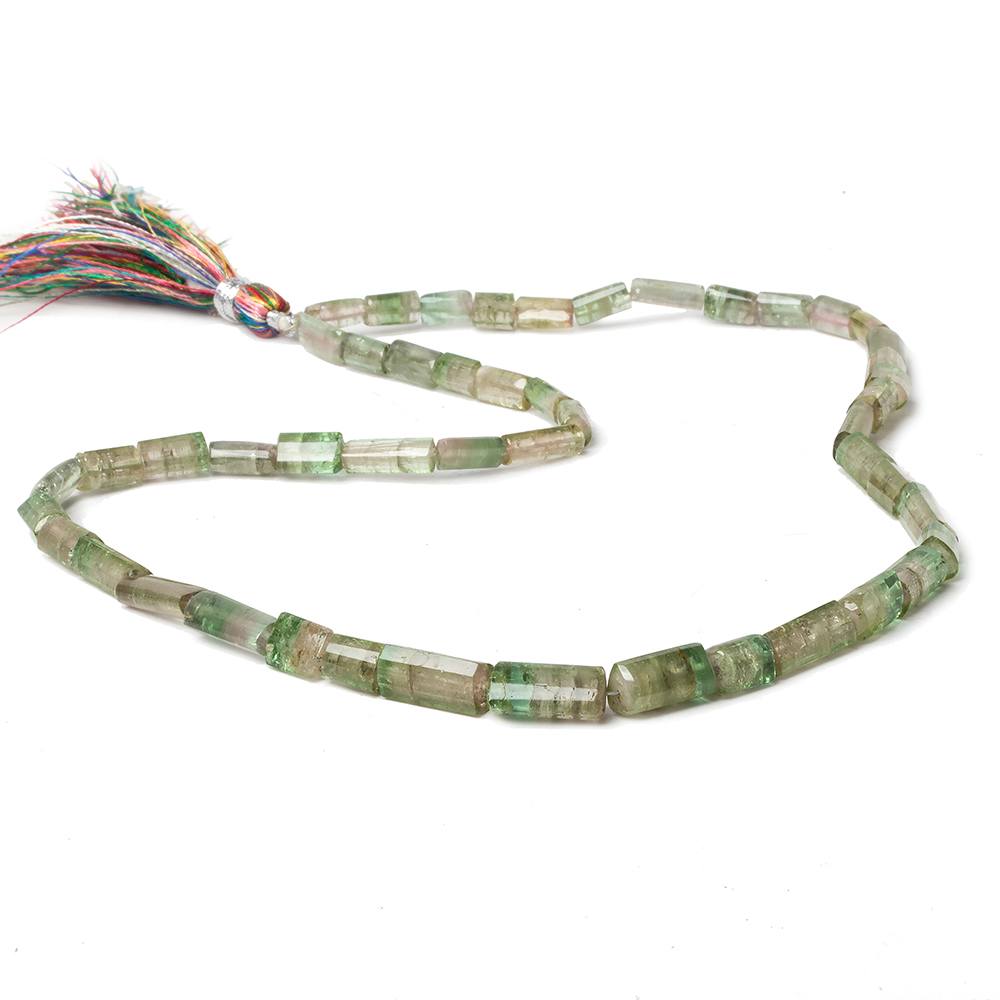 5x4-12x6mm Watermelon Tourmaline plain tube beads 16 inch 49 pieces A Grade (ONLINE ORDER ONLY)