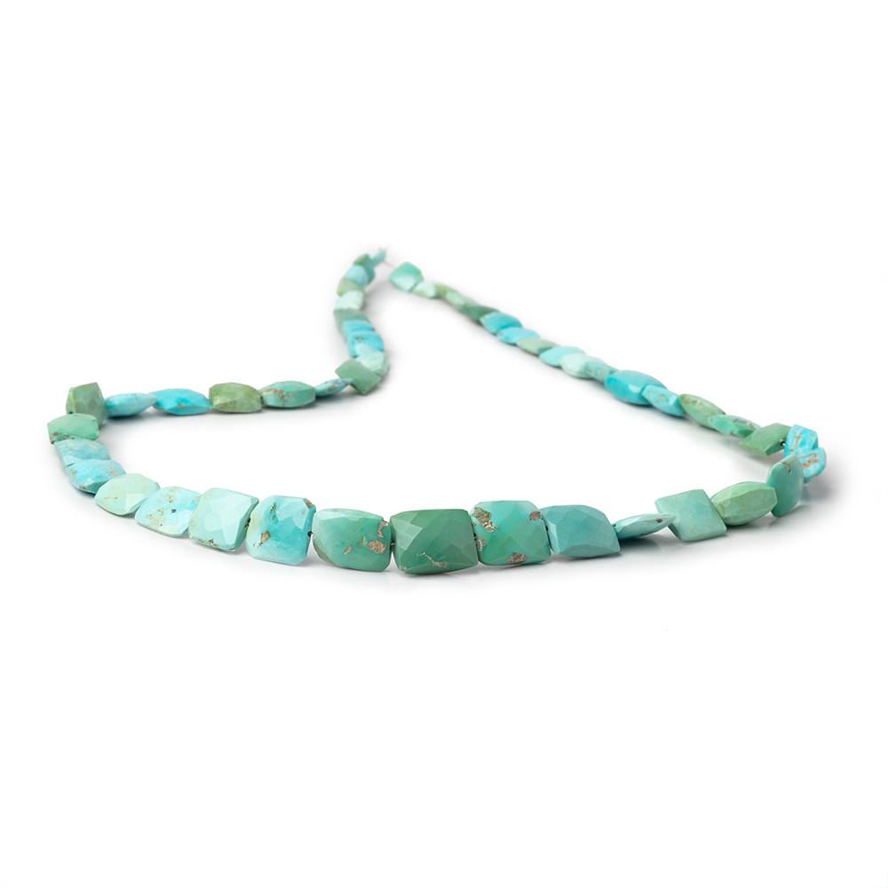 5x4-12x9mm Sleeping Beauty Turquoise Faceted Rectangles 16 inch 48 Beads (ONLINE ORDER ONLY)