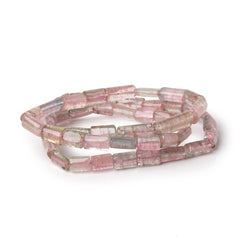 5x4-13x5mm Multi Color Tourmaline Natural Tube Beads 16 inch 53 pieces AA (ONLINE ORDER ONLY)