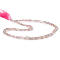 5x4-13x5mm Multi Color Tourmaline Natural Tube Beads 16 inch 53 pieces AA (ONLINE ORDER ONLY)
