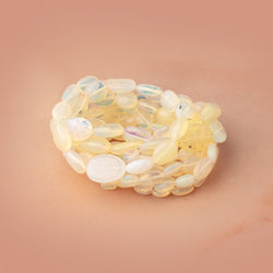 5x4-13x9mm Ethiopian Opal Plain Nugget 18 inch 48 Beads AA