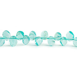 5x4-7x5mm Apatite Oval Twist Beads 9 inch 58 pieces (ONLINE ORDER ONLY)