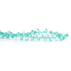 5x4-7x5mm Apatite Oval Twist Beads 9 inch 58 pieces (ONLINE ORDER ONLY)
