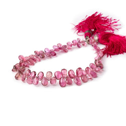 5x4-8x5mm Pink Tourmaline Faceted Pear Beads 7.5 inch 78 pieces AA (ONLINE ORDER ONLY)