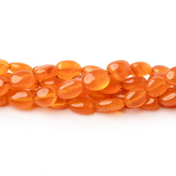 5x4-8x6mm Carnelian Plain Oval Beads 16 inch 66 pieces A (ONLINE ORDER ONLY)
