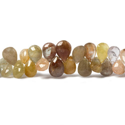 5x4-9x6mm Fancy Sapphire faceted pear beads 18.5 inch 182 pieces (ONLINE ORDER ONLY)