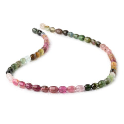 5x4.5-7x5mm Multi Color Tourmaline Faceted Oval Beads 13.5 inch 57 pieces (ONLINE ORDER ONLY)