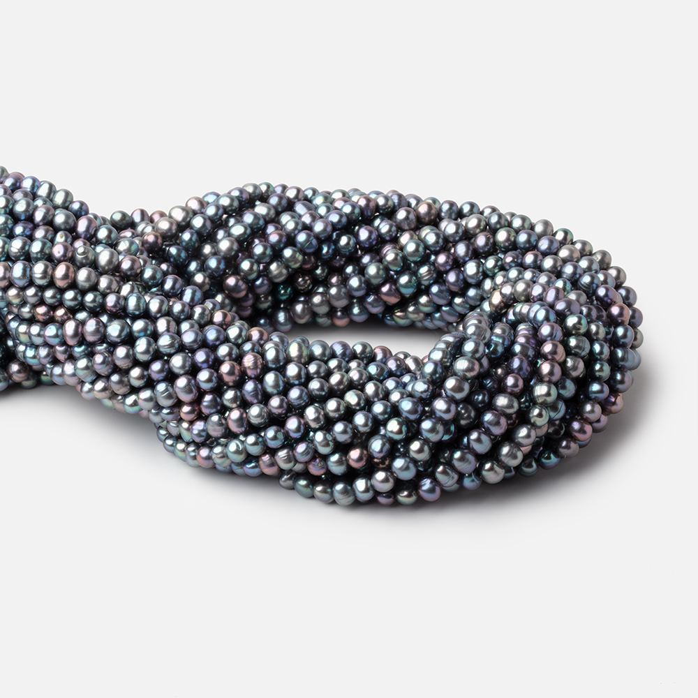 5x4mm Peacock Side Drill Baroque Freshwater Pearls 16 inch 96 Beads AA (ONLINE ORDER ONLY)