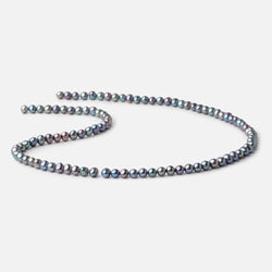 5x4mm Peacock Side Drill Baroque Freshwater Pearls 16 inch 96 Beads AA (ONLINE ORDER ONLY)