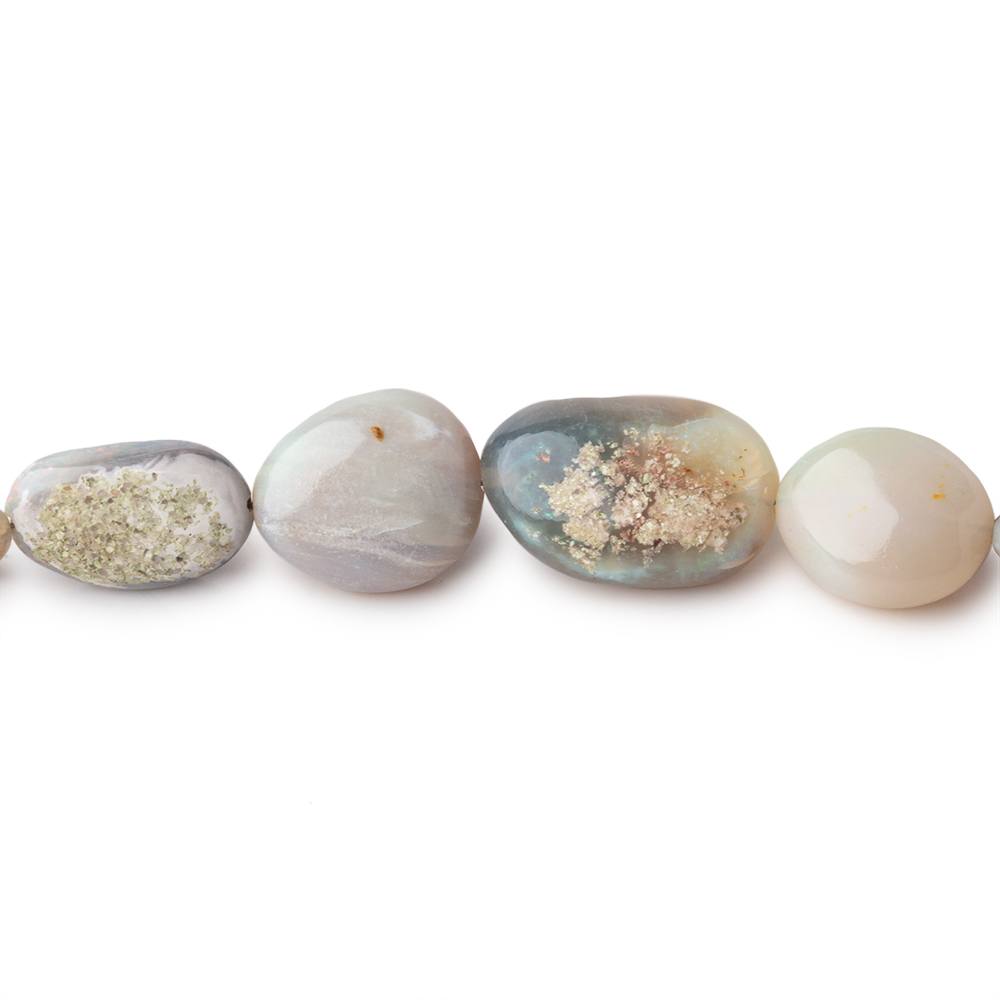 5x5-18x12mm Australian Opal Plain Nuggets 17.5 inch 40 Beads AA (ONLINE ORDER ONLY)