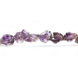 5x5-6x4mm Double Terminated Amethyst natural crystal Beads 15.5 in. 68 pcs (ONLINE ORDER ONLY)