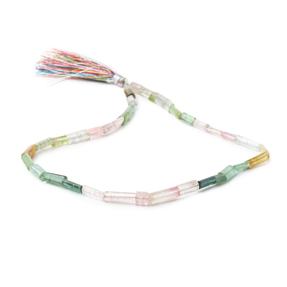 5x6-13x4mm Afghani Tourmaline Natural Tube Beads 16 inch 39 pieces AA (ONLINE ORDER ONLY)