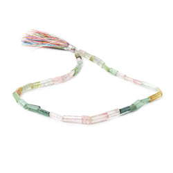 5x6-13x4mm Afghani Tourmaline Natural Tube Beads 16 inch 39 pieces AA (ONLINE ORDER ONLY)