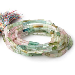 5x6-13x4mm Afghani Tourmaline Natural Tube Beads 16 inch 39 pieces AA (ONLINE ORDER ONLY)