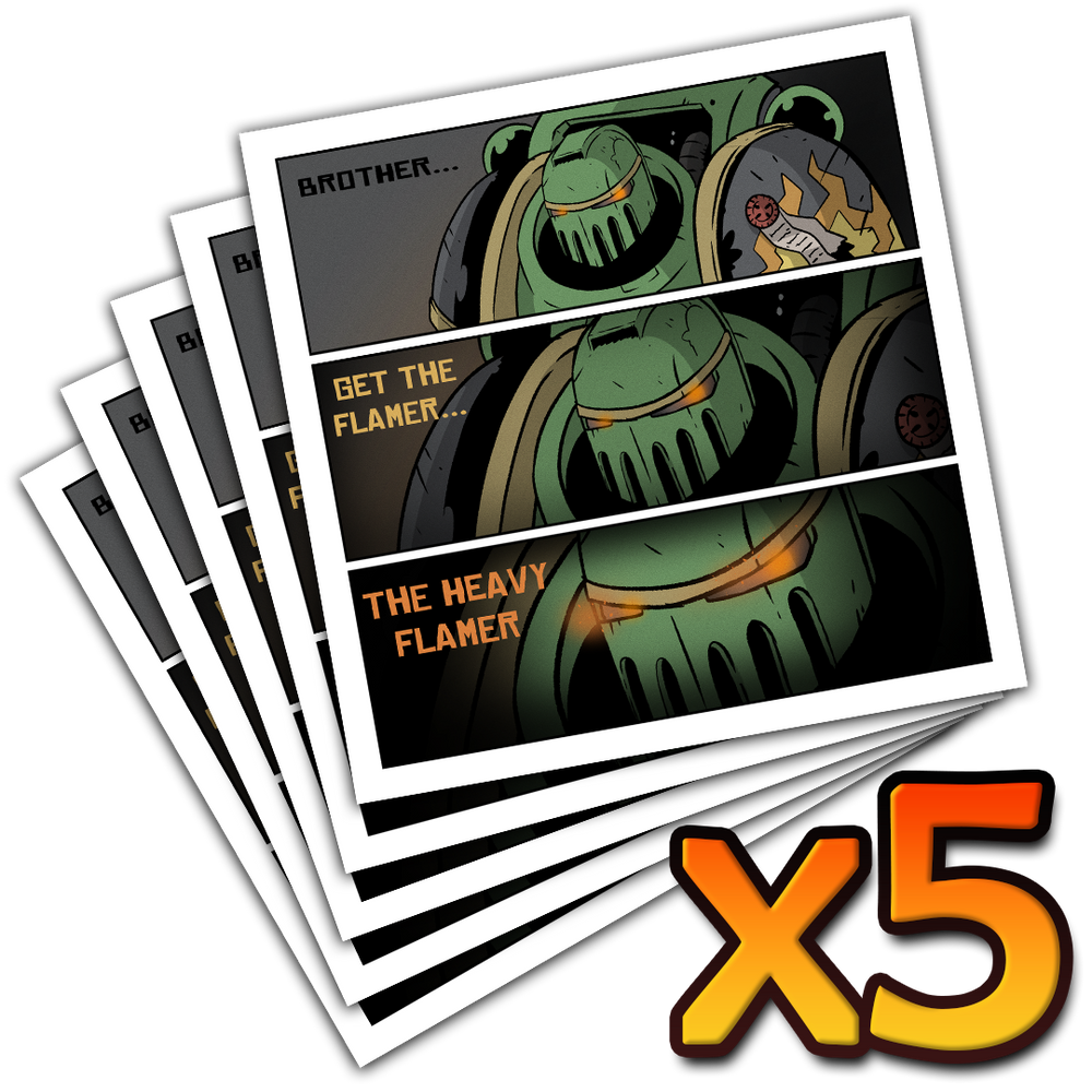Premium Vinyl Stickers - Flames For War