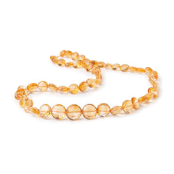 6-10mm Citrine Faceted Coin Beads 16 inch 54 pieces (ONLINE ORDER ONLY)