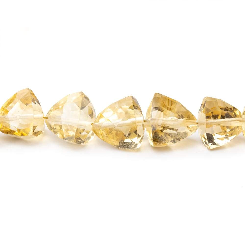 6-10mm Citrine Faceted Trillion Beads 16 inch 57 pieces (ONLINE ORDER ONLY)