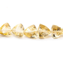 6-10mm Citrine Faceted Trillion Beads 16 inch 57 pieces (ONLINE ORDER ONLY)