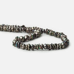 6-10mm Peacock Keshi Center Drilled Freshwater Pearls, 15.5 inch, 119 pieces (ONLINE ORDER ONLY)