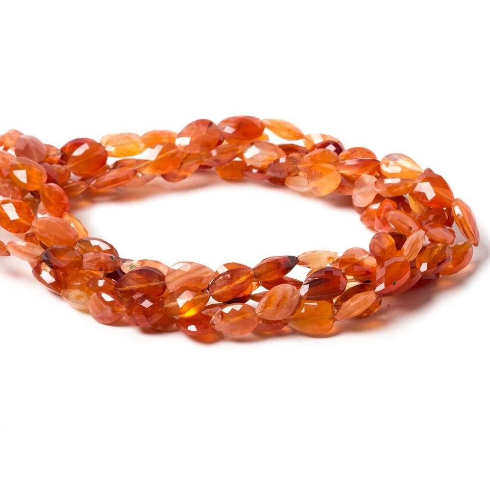 8x5-10x6mm Carnelian Straight Drill Pears 14 inch 42 pieces (ONLINE ORDER ONLY)