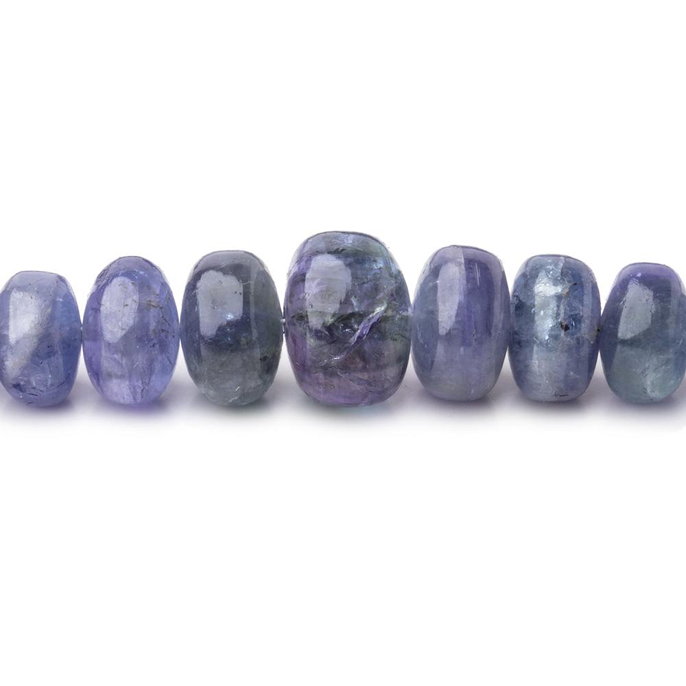 6-12mm Tanzanite Plain Rondelle Beads 17 inch 85 pieces A (ONLINE ORDER ONLY)