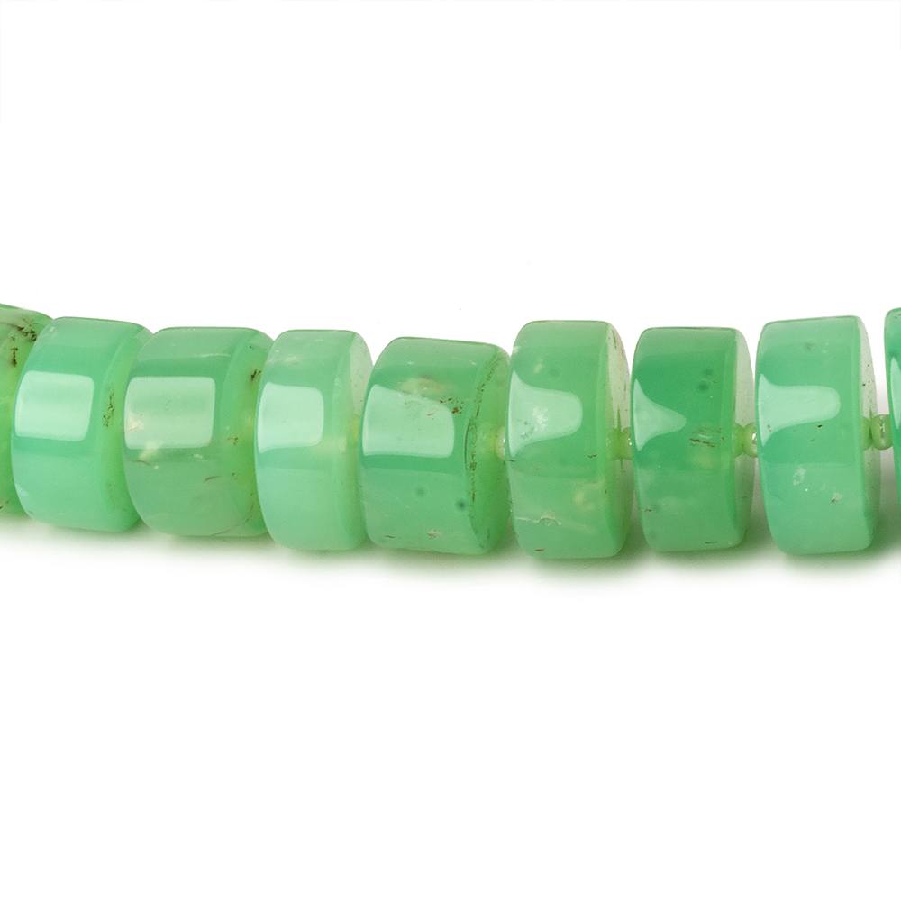 6-13mm Chrysoprase Plain Hishi beads 16 inch 68 pieces AA (ONLINE ORDER ONLY)