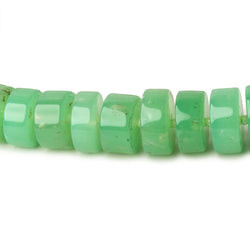 6-13mm Chrysoprase Plain Hishi beads 16 inch 68 pieces AA (ONLINE ORDER ONLY)